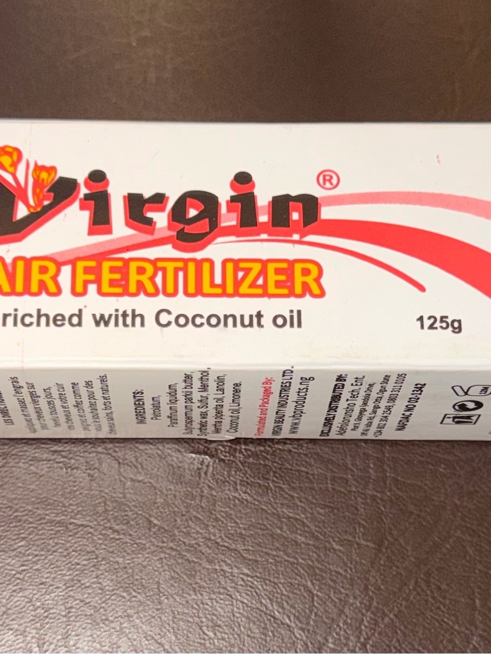 Hair Fertilizer Mask with Coconut Oil – White & Red